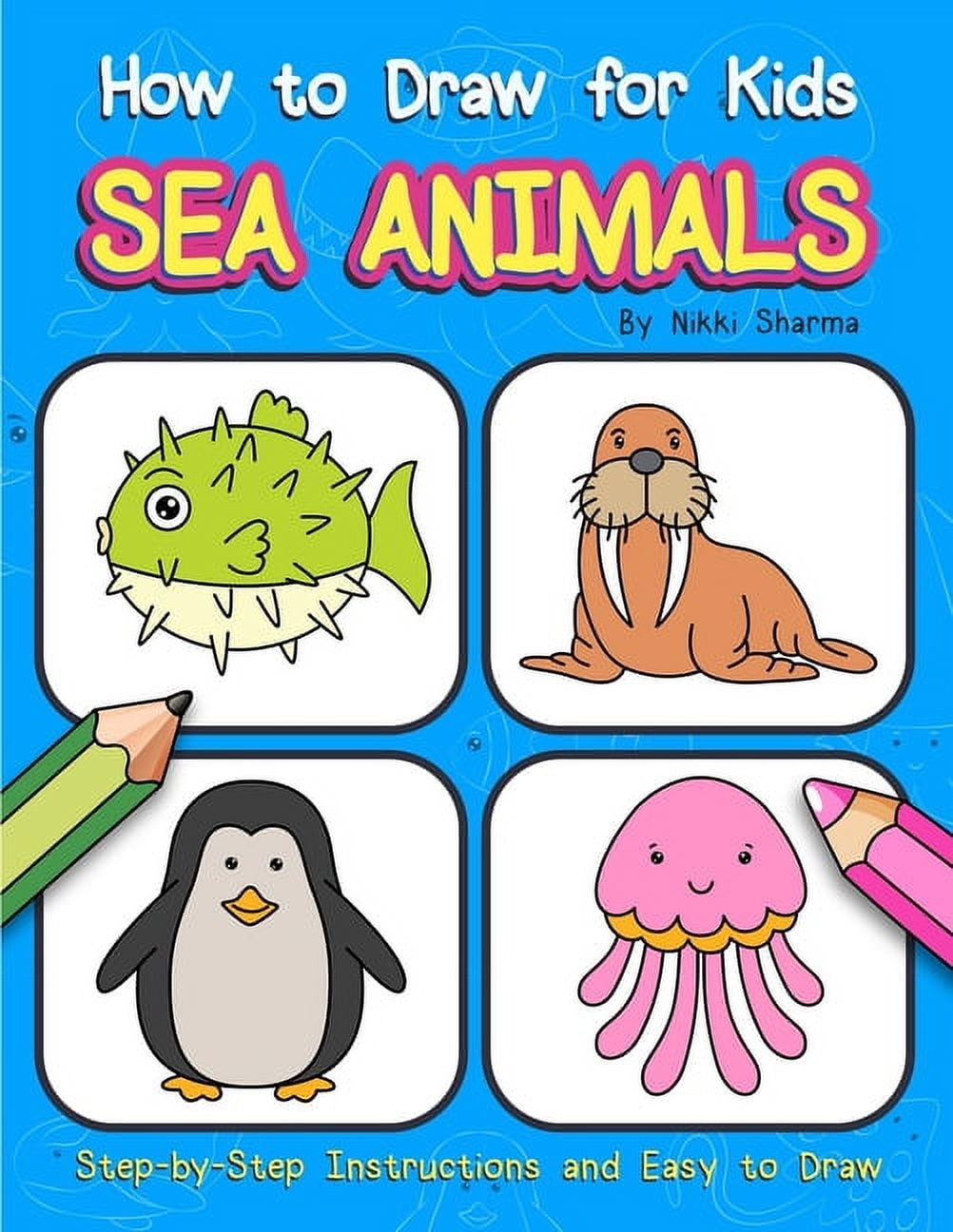 Draw so easy, Sea creatures 😃👌 | Draw so easy, Aquatic animals | By Tiny  Prints Art Academy | You.