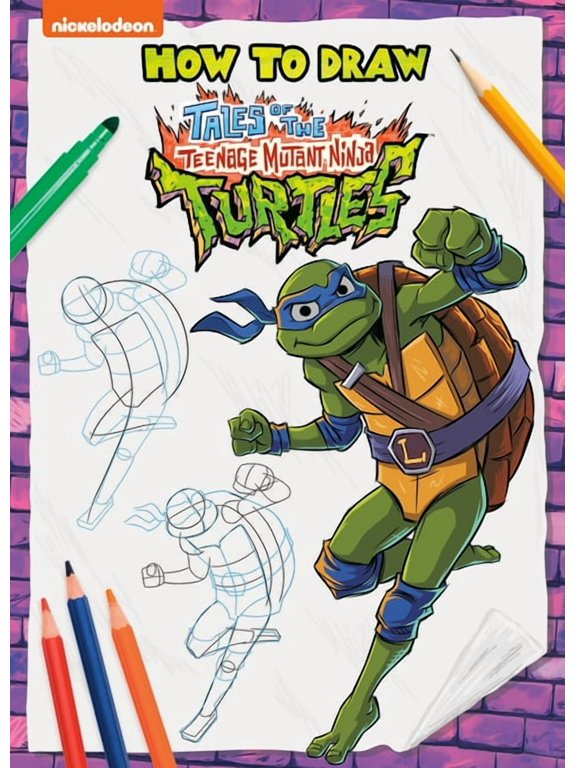 How to Draw the Teenage Mutant Ninja Turtles, (Paperback)