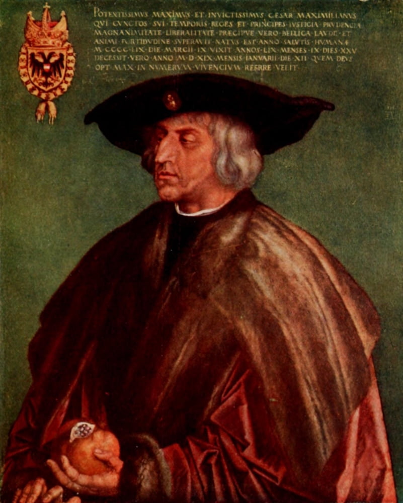 How to Enjoy Pictures 1914 Emperor Maximilian Canvas Art - Albrecht DÔø?rer (24 x 36)