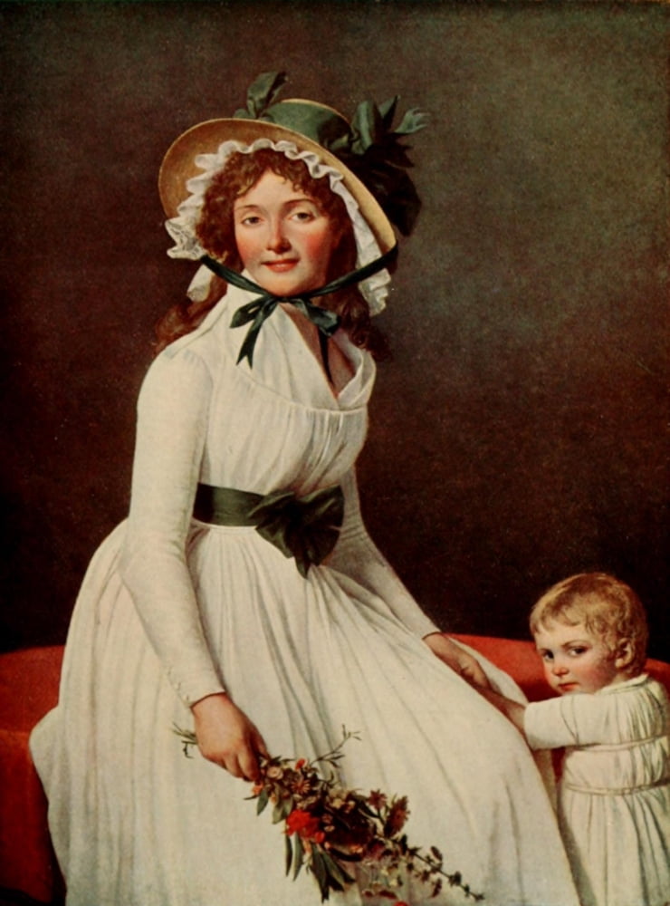 How to Enjoy Pictures 1914 Mme Serizait Canvas Art - Jacques-Louis David (24 x 36)