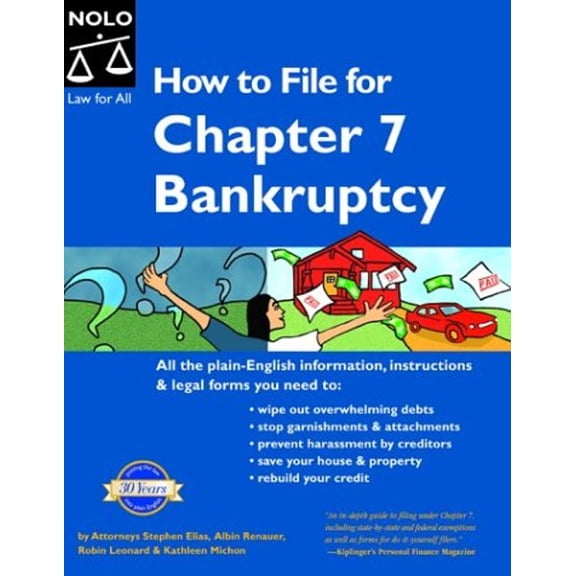 Pre-Owned How to File for Chapter 7 Bankruptcy (Paperback) 9781413300277