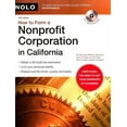 thumbnail image 1 of Pre-Owned How to Form a Nonprofit Corporation in California [With CDROM] (Paperback) 1413306497 9781413306491, 1 of 1