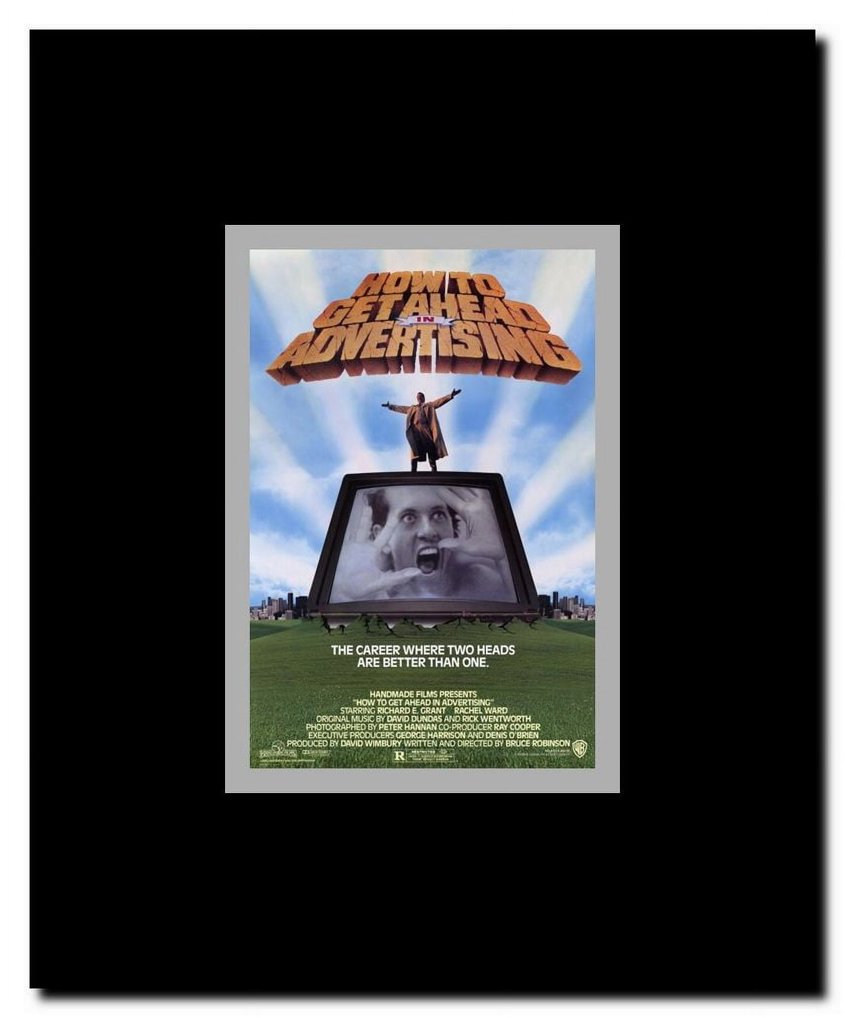How to Get Ahead in Advertising Framed Movie Poster