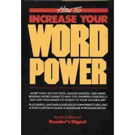 Pre-Owned How to Increase Your Word Power (Hardcover) 0898792924 9780898792928