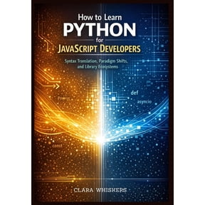 How to Learn Python for JavaScript Developers: Syntax Translation, Paradigm Shifts, and Library Ecosystems, (Paperback)