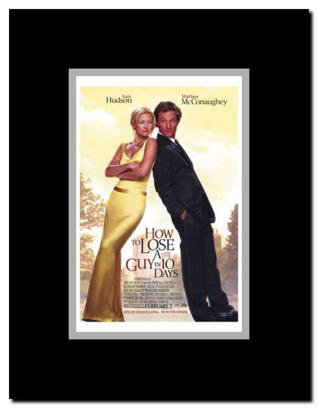 How to Lose a Guy in 10 Days Framed Movie Poster