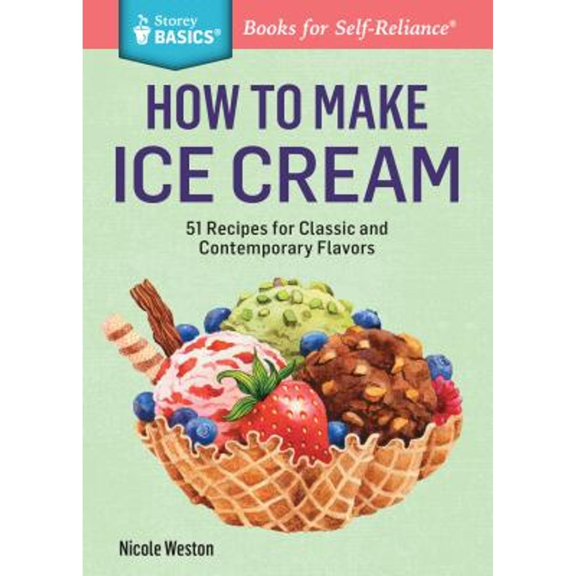 Old fashioned ice cream maker recipe book shop