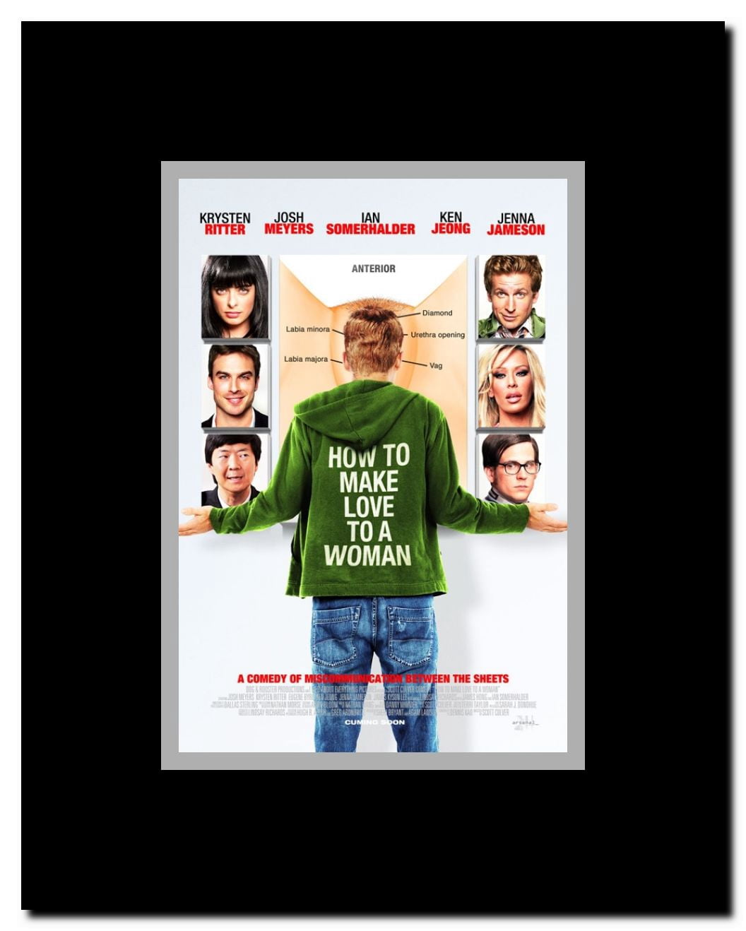 How to Make Love to A Woman Framed Movie Poster