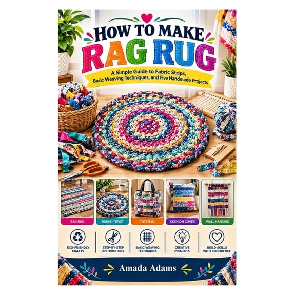 Make Rag Rugs Directions How to Make Rag Rug: A Simple Guide to Fabric Strips, Basic Weaving ...
