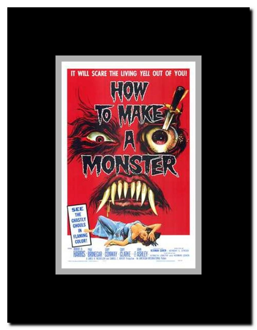 How to Make a Monster Framed Movie Poster