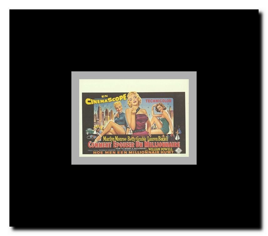 How to Marry a Millionaire Framed Movie Poster