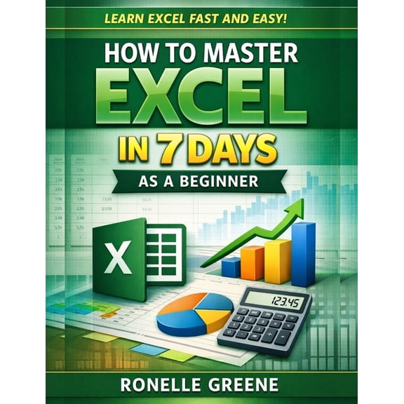 How to Master Excel in 7 Days as a Beginner: A Step-by-Step Practical Guide to Learning Microsoft Excel Quickly and Conf, (Paperback)