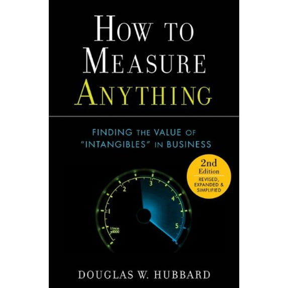 Pre-Owned How to Measure Anything: Finding the Value of Intangibles in Business (Hardcover) 0470539399 9780470539392