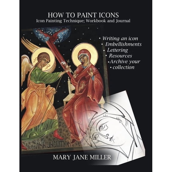 How to Paint Icons: Workbook and journal, (Paperback)