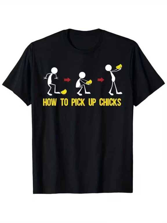 How to Pick Up Chicks Chicken Joke T-Shirt