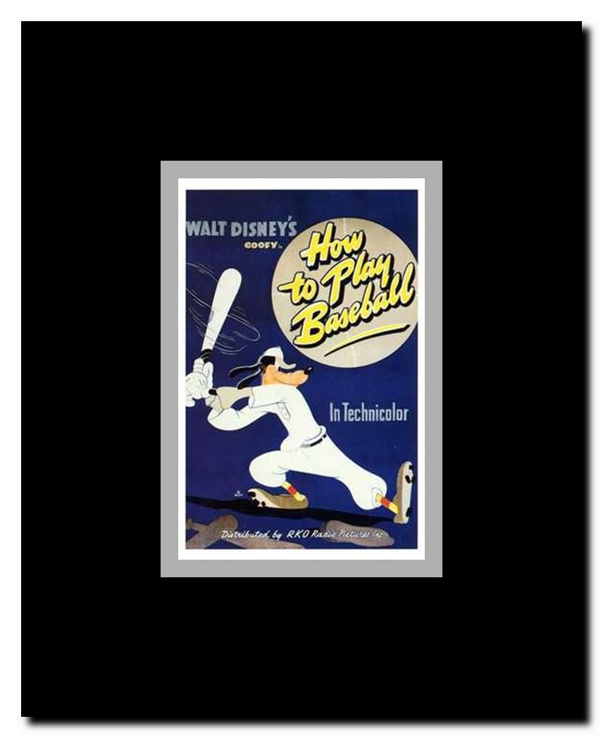 How to Play Baseball Framed Movie Poster