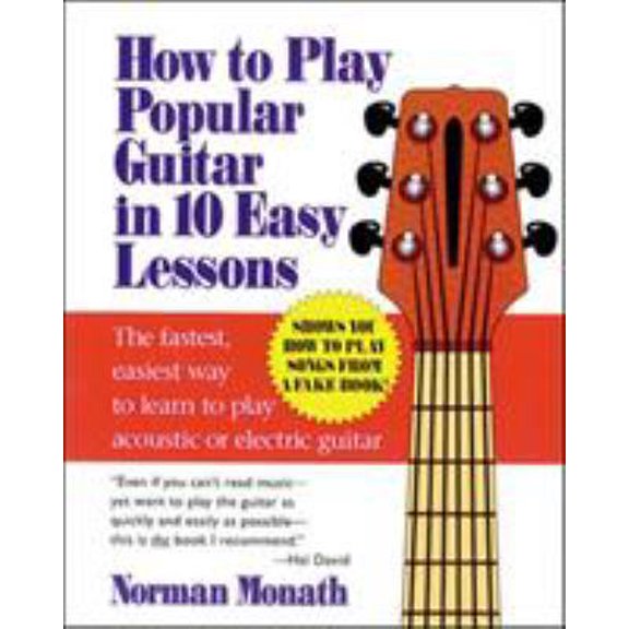 Pre-Owned How to Play Popular Guitar in 10 Easy Lessons (Paperback) 0809237652 9780809237654