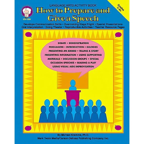 Pre-Owned How to Prepare and Give a Speech, Grades 5 - 8 Paperback