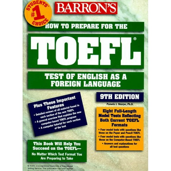Pre-Owned How to Prepare for TOEFL: Test of English as a Foreign Language (Paperback) 0764103997 9780764103995