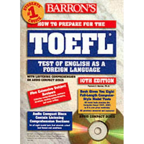 Pre-Owned How to Prepare for the TOEFL Test of English as a Foreign Language: Book with Audio-CD Paperback - USED