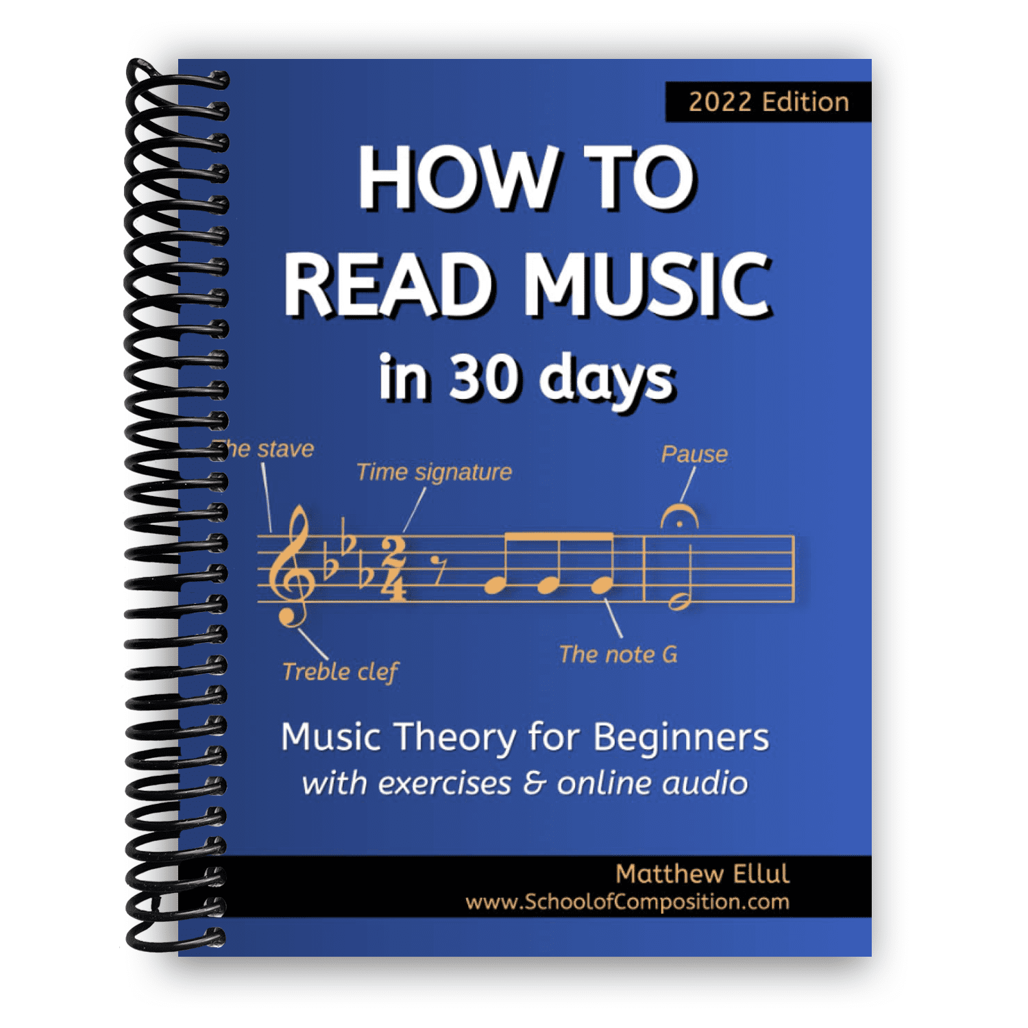How to Read Music in 30 Days: Music Theory for Beginners (Spiral Bound ...