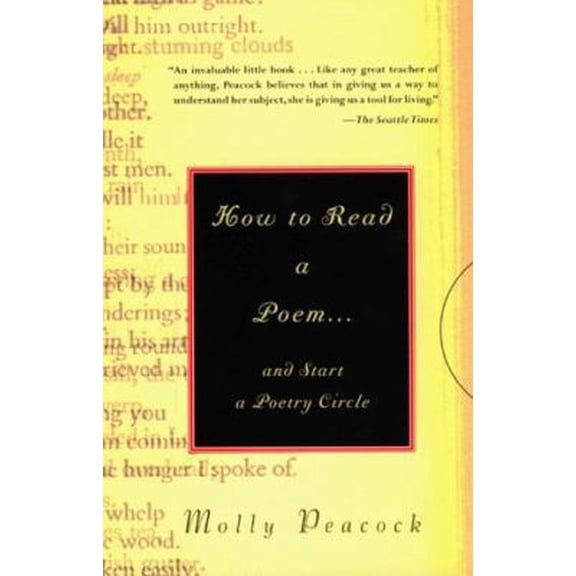 Pre-Owned How to Read a Poem...: and Start a Poetry Circle, 9781573227858, 1573227854, Paperback,