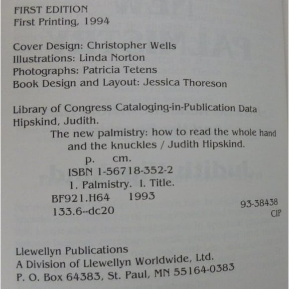 Pre-Owned The New Palmistry: How to Read the Whole Hand and Knuckles (Paperback) 1567183522 9781567183528