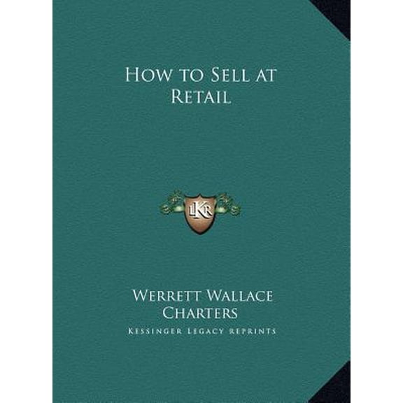 How to Sell at Retail Hardcover
