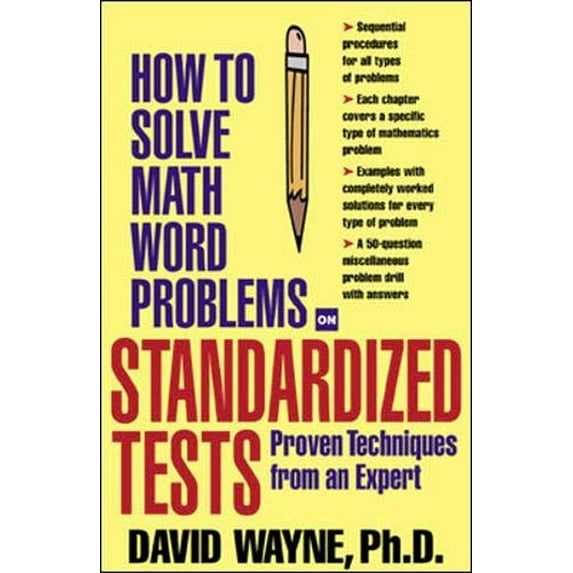 Pre-Owned How To Solve Math Word Problems on Standardized Tests (Paperback) 0071376933 9780071376938