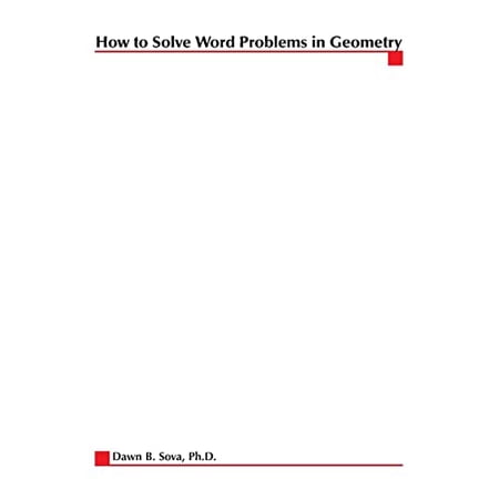 Pre-Owned How to Solve Word Problems in Geometry (How to Solve Word Problems Series) Paperback