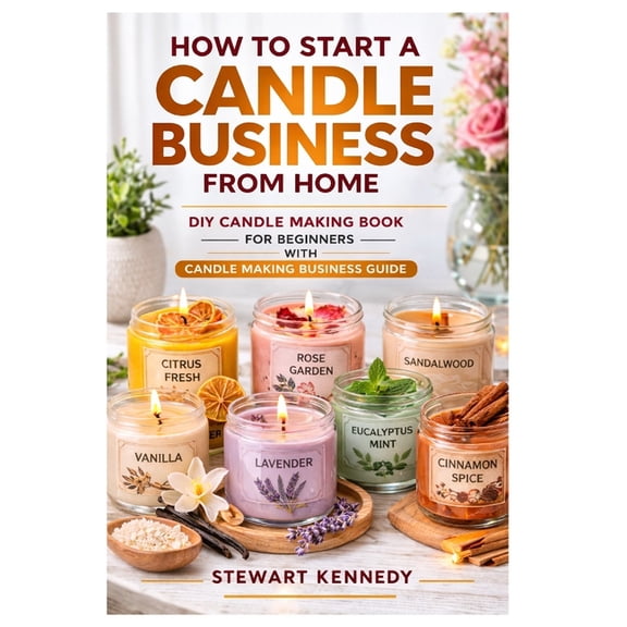 Essential Guides to Crafts and Hobbies: How to Start a Candle Business from Home: DIY Candle Making Book for Beginners with Candle Making Business Guide, Book 22, (Paperback)