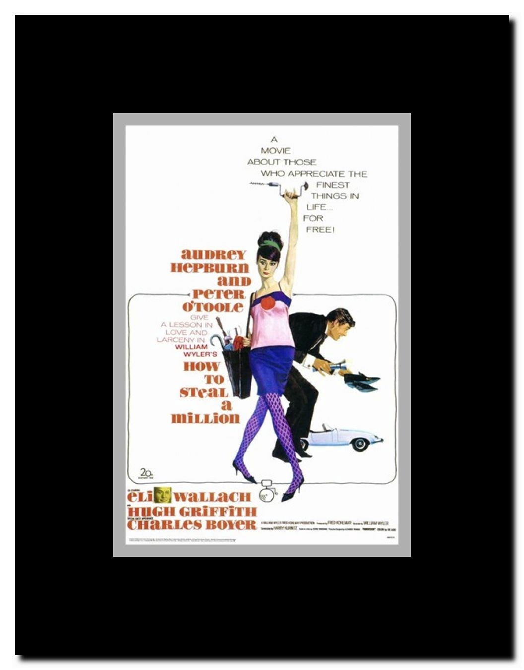 How to Steal a Million Framed Movie Poster