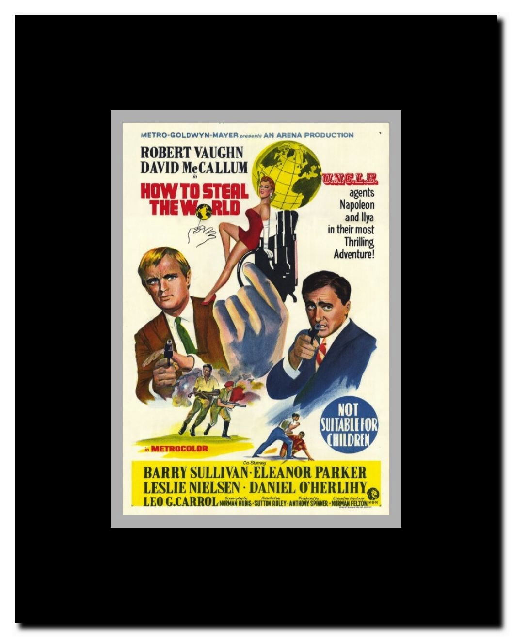 How to Steal the World Framed Movie Poster