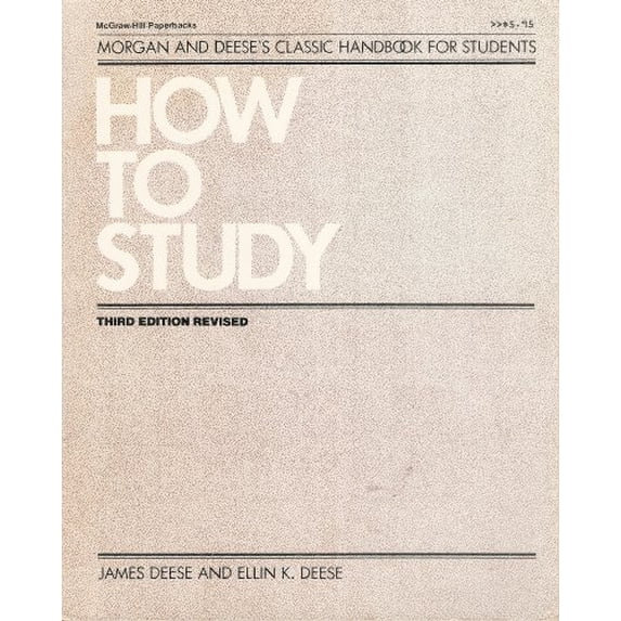 Pre-Owned How to Study Paperback