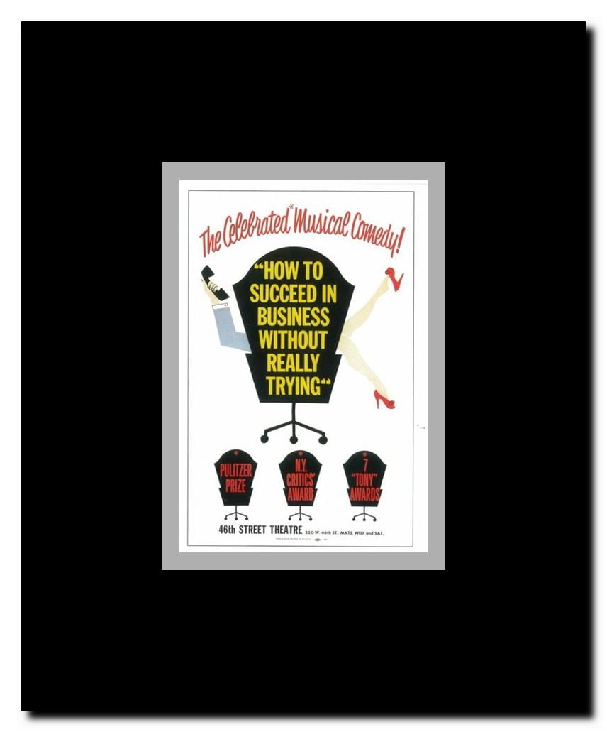 How to Succeed In Business Without Really Trying (Broadway) Framed Movie Poster