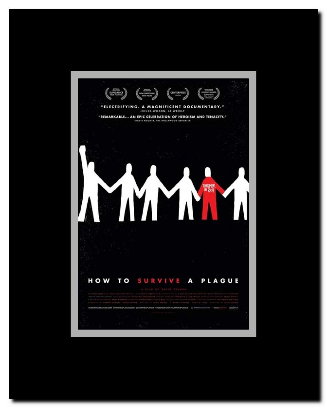 How to Survive a Plague Framed Movie Poster