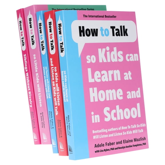 How to Talk Series 5 Books Set By Adele Faber & Elaine Mazlish - Non Fiction - Paperback