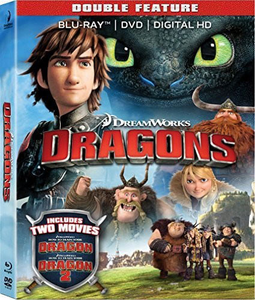 How to Train Your Dragon 1 & 2 (Blu-ray) - Walmart.com