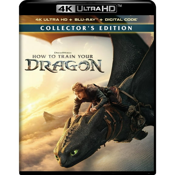 How To Train Your Dragon (2025) (4K Ultra HD + Blu-ray + Digital Copy), Family, DreamWorks