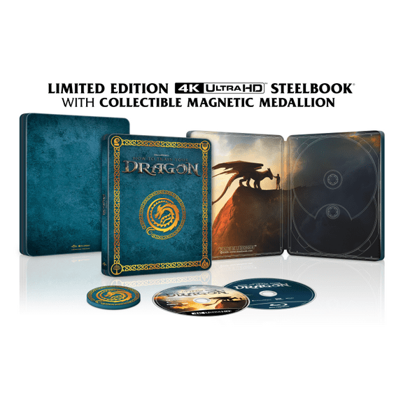 How To Train Your Dragon (2025) (Steelbook) (4K Ultra HD + Blu-ray + Digital Copy), Family, DreamWorks