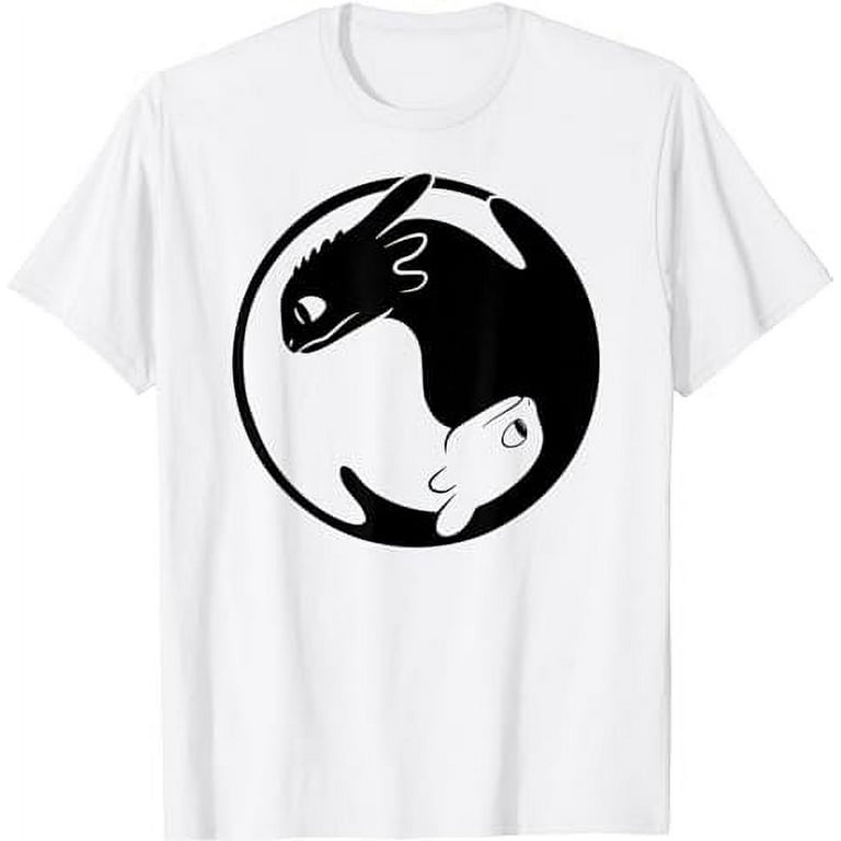 How To Train Your Dragon 3 Hidden World Dragon Yin Yang T-Shirt How To Train Your Dragon 3 Hidden World Dragon Yin Yang T-Shirt