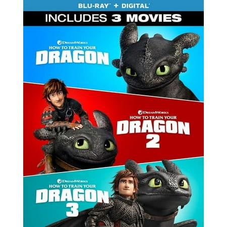 How to Train Your Dragon: 3-Movie Collection (Blu-Ray + Digital Copy)