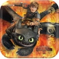 thumbnail image 1 of How to Train Your Dragon 7" Square Plates, 8 ct, 1 of 1
