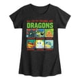 thumbnail image 1 of How to Train Your Dragon - All My Friends Are Dragons - Toddler & Youth Girls Short Sleeve Graphic T-Shirt, 1 of 5