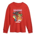 thumbnail image 1 of How to Train Your Dragon - All My Friends Are Dragons - Youth Boys Long Sleeve Graphic T-Shirt, 1 of 4