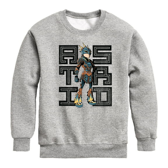 How to Train Your Dragon - Astrid Stacked - Toddler & Youth Crewneck Fleece Sweatshirt