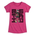 thumbnail image 1 of How to Train Your Dragon - Astrid Stacked - Toddler And Youth Girls Short Sleeve Graphic T-Shirt, 1 of 5