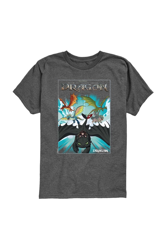 - Dragon Poster - Youth Short Sleeve Graphic T-Shirt