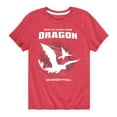 thumbnail image 1 of How to Train Your Dragon - Dragon Silho - Toddler & Youth Short Sleeve Graphic T-Shirt, 1 of 4