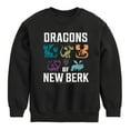 thumbnail image 1 of How to Train Your Dragon - Dragons Of New Berk - Toddler & Youth Crewneck Fleece Sweatshirt, 1 of 5